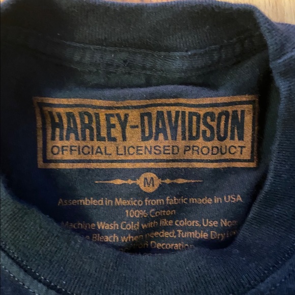 Official Harley Davidson Made In USA Mens T-shirt - Picture 3 of 4